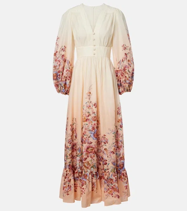 Zimmermann Awaken Plunge Maxi Dress
